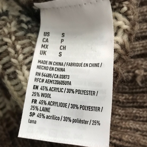 SIZE S American Eagle Outfitters Tribal Sweater - Picture 5 of 5